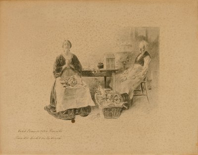 Caleb Plummer and His Daughter, from "The Cricket on the Hearth" by Charles Dana Gibson