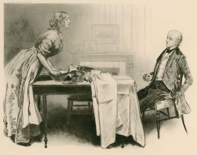 Dick Swiveller and the Marchioness by Charles Dana Gibson