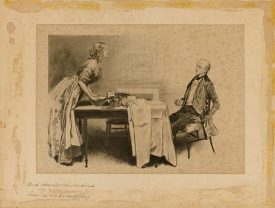 Dick Swiveller and the Marchioness, from "The Old Curiosity Shop" by Charles Dana Gibson