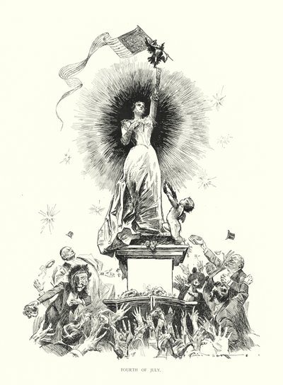 Fourth of July by Charles Dana Gibson
