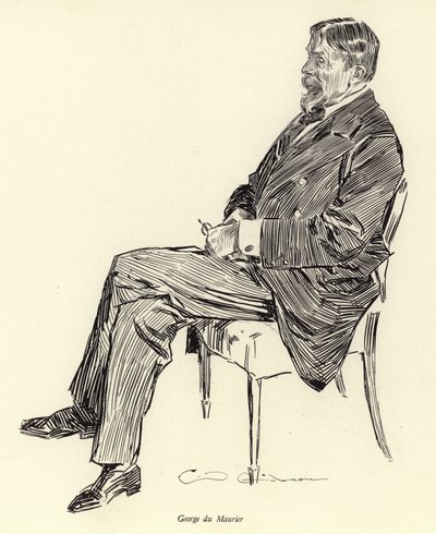 Portrait of George Du Maurier by Charles Dana Gibson