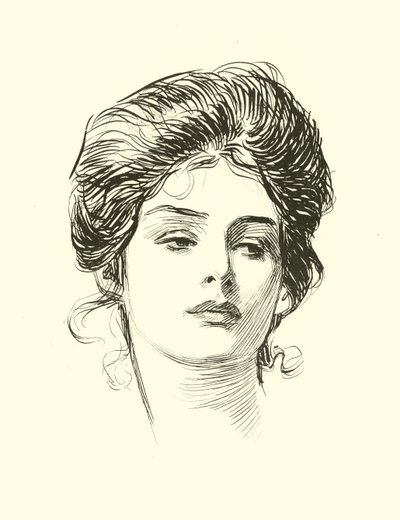 Illustration for The Social Ladder by Charles Dana Gibson