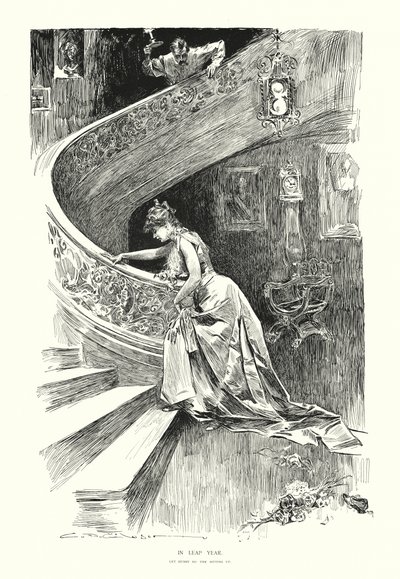 In Leap Year by Charles Dana Gibson
