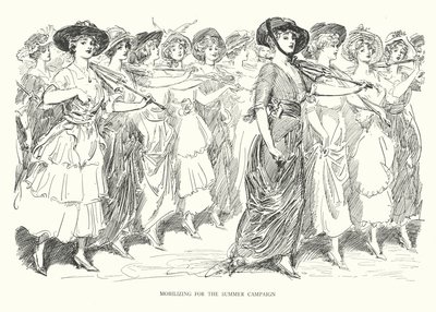Mobilizing for the Summer Campaign by Charles Dana Gibson
