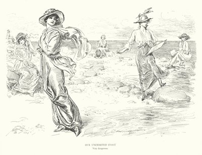 Our Uncharted Coast, Very Dangerous by Charles Dana Gibson