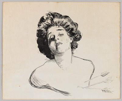 Portrait of a Girl by Charles Dana Gibson