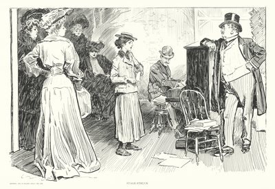 Stage-Struck by Charles Dana Gibson