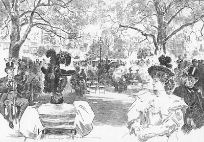 Sunday Afternoon near Stanhope Gate by Charles Dana Gibson