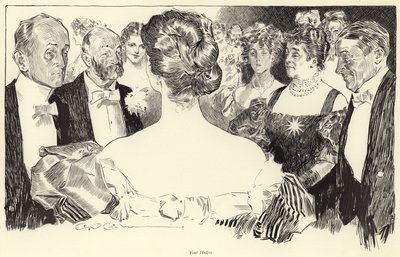 Your Hostess by Charles Dana Gibson