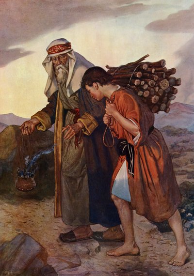 Abraham Offering Isaac by Charles Daniel Ward