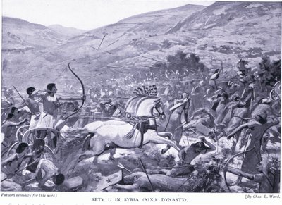 Sety I in Syria (XIXth Dynasty) by Charles Daniel Ward