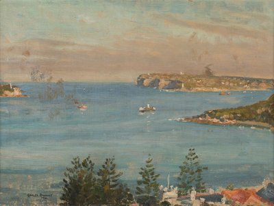 Looking Towards Sydney Heads from the North of the City by Charles David Jones Bryant