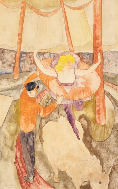 Equestrienne and Assistant by Charles Demuth