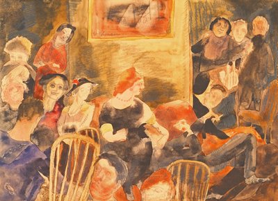 Illustration of Society, 1919 by Charles Demuth