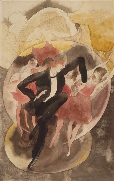 In Vaudeville (Dancer with Chorus) by Charles Demuth