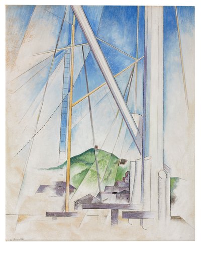 In the Key of Blue, c.1919 by Charles Demuth