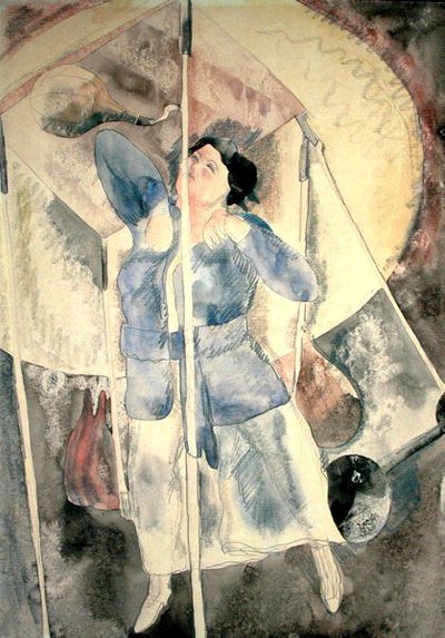 Woman with Punch Bag by Charles Demuth