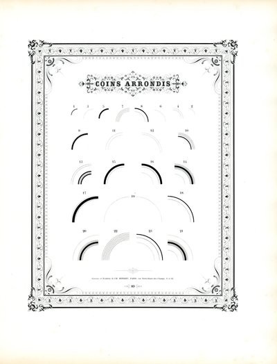 Rounded Corner Elements by Charles Derriey