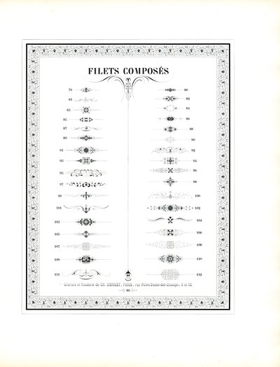 Varied Ornamental Rules by Charles Derriey