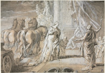 Madame de Maintenon Returning to the Catholic Church by Charles Dominique Joseph Eisen