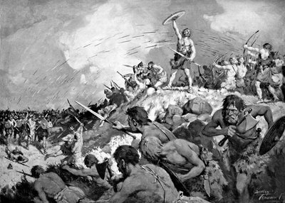 Battle of Mons Badonicus by Charles Dudley Tennant