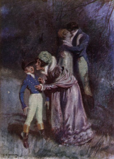 Illustration for The Amateur Gentleman by Jeffery Farnol by Charles Edmund (after) Brock