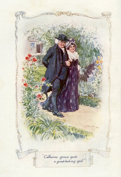 Catherine Grows Quite a Good Looking-Girl by Charles Edmund Brock