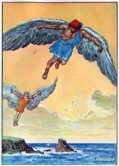 Daedalus and Icarus, from 