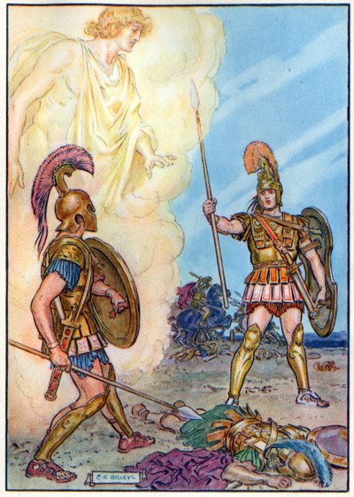 Hector Saved by Apollo, from 