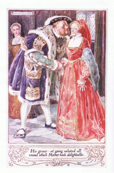 His Grace at Going Saluted All Round, Which Mother Took Delightedly by Charles Edmund Brock