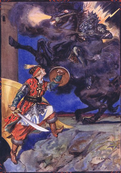 I have come to fight you, Robber of my Beloved, scene from Sucna Murga in Children