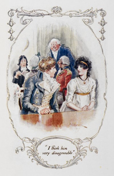 "I think him very disagreeable", illustration to 