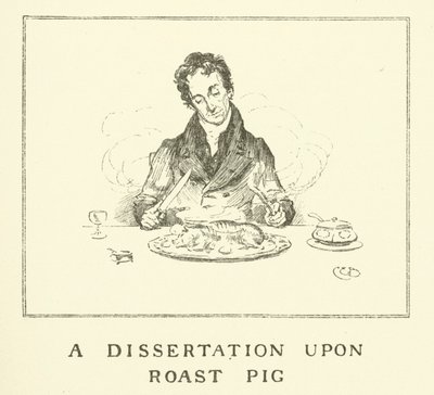 Illustration for The Essays of Elia by Charles Lamb by Charles Edmund Brock