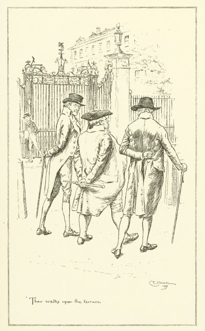 Illustration for The Essays of Elia by Charles Lamb by Charles Edmund Brock