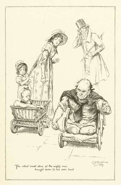 Illustration for The Essays of Elia by Charles Lamb by Charles Edmund Brock