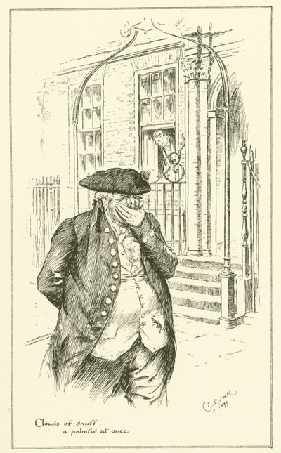 Illustration for The Essays of Elia by Charles Lamb by Charles Edmund Brock