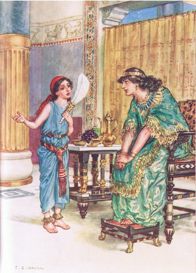 Illustration from Through the Bible, published 1928 by Charles Edmund Brock