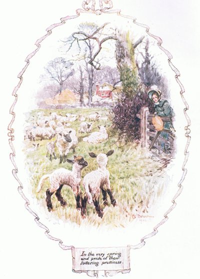 In the very spring of their tottering prettiness by Charles Edmund Brock