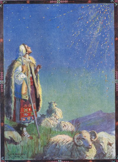 It Came Down as a Shower of Sparks, Scene from 