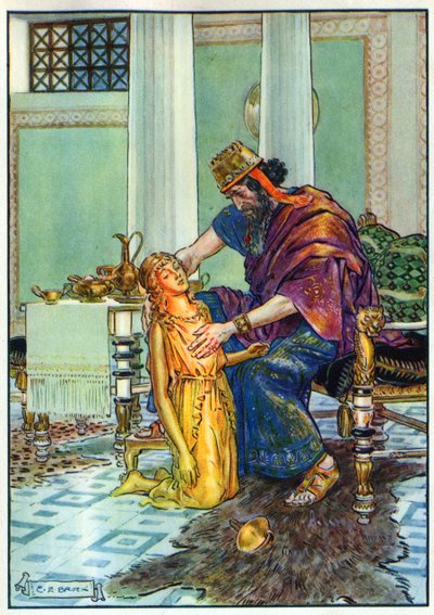 King Midas and His Daughter, from 