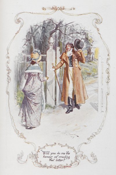 "Will you do me the honour of reading that letter?", illustration to 