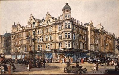 The Old Building, Bourne and Hollingsworth, Oxford Street by Charles Edward Dixon