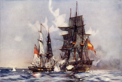 The Speedy Capturing the Gamo by Charles Edward Dixon