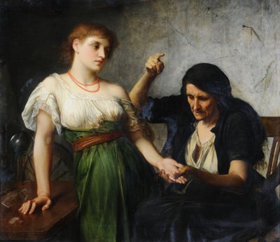 The Fortune Teller by Charles Edward Halle