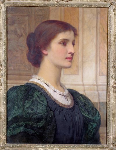 Portrait of Kate Dickens, wife of the artist by Charles Edward Perugini