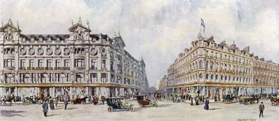 D H Evans, West End Silk Mercers, 292-320 Oxford Street by Charles Edwin Flower