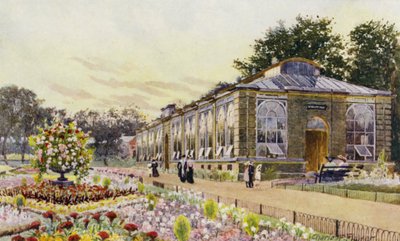 London Zoo: Monkey House by Charles Edwin Flower
