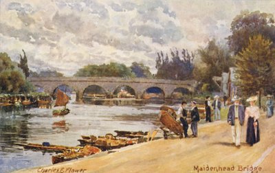 River Thames: Maidenhead Bridge by Charles Edwin Flower