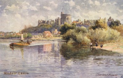 River Thames: Windsor Castle by Charles Edwin Flower