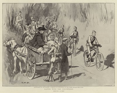 Easter with the Volunteers by Charles Edwin Fripp